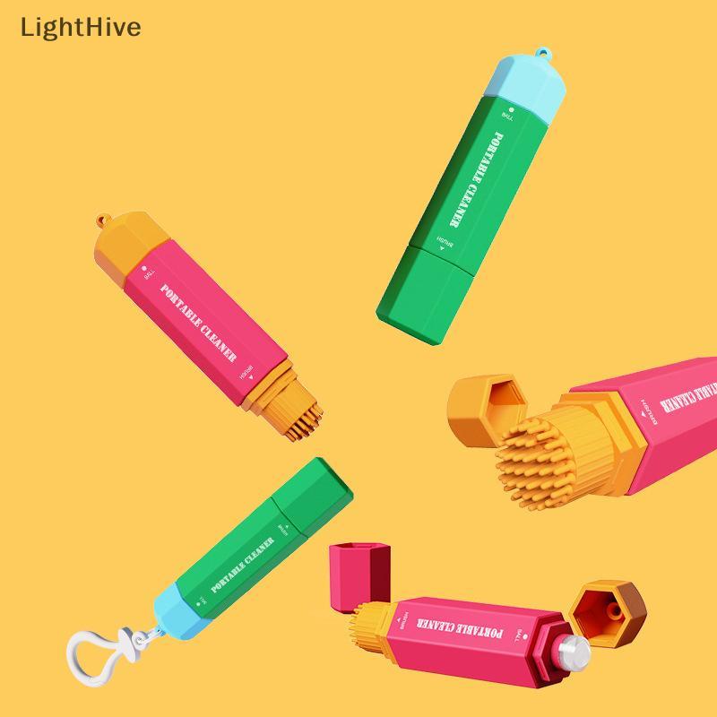 [LightHive] ปากกาขจัดคราบเสื้อผ้าสีขาวแบบพกพาพร้อมหัวเข็มขัด Double Stain Remover Stain Treater Bleach Pen เครื่องมือทําความสะอาดฟรี (TH)