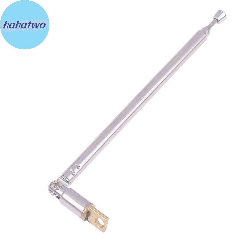 Ha 1 PC 4 ส่วน Telescopic สแตนเลส AM วิทยุ FM เสาอากาศ Universal ลําโพงวิทยุดึง Rod TH