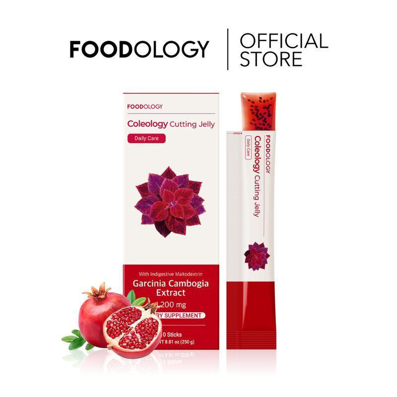 [FOODOLOGY] เยลลี่ตัด Coleology 10days - ส้มแขก (HCA), คอลลาเจนเมล็ดเจีย, กรดไฮยาลูโรนิก, รสทับทิม 8