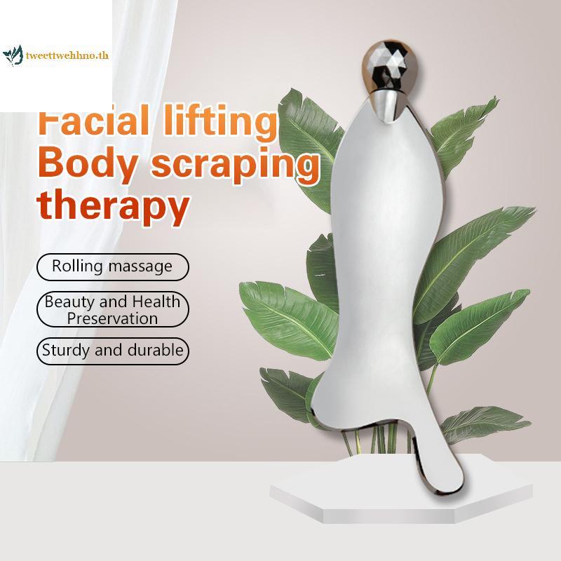 Tweetwehhno Roller Face Massager Fish-shape อลูมิเนียม Face Lift เครื่องมือ Firming Beauty นวด Body Anti-Aging Puffy Eyes ความงามเครื่อง TH - รูปที่ 6