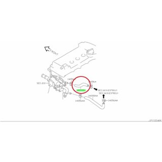 ท่อยางข้างเครื่อง NISSAN SUNNY NEO N16 1.6 1.8 2000-2006 QG1…