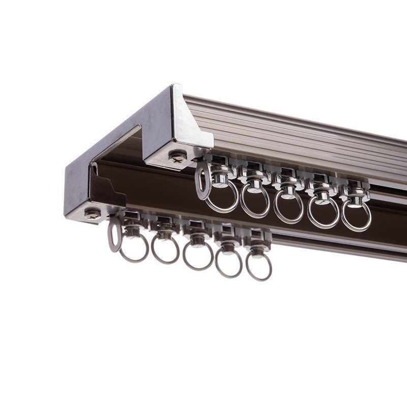 Double Track Double Trackสไลด์ที่สวยงามTrackผ้าม่านกล่องTrack Trackผ้าม่านConjoinedอุปกรณ์เสริมสไลด์