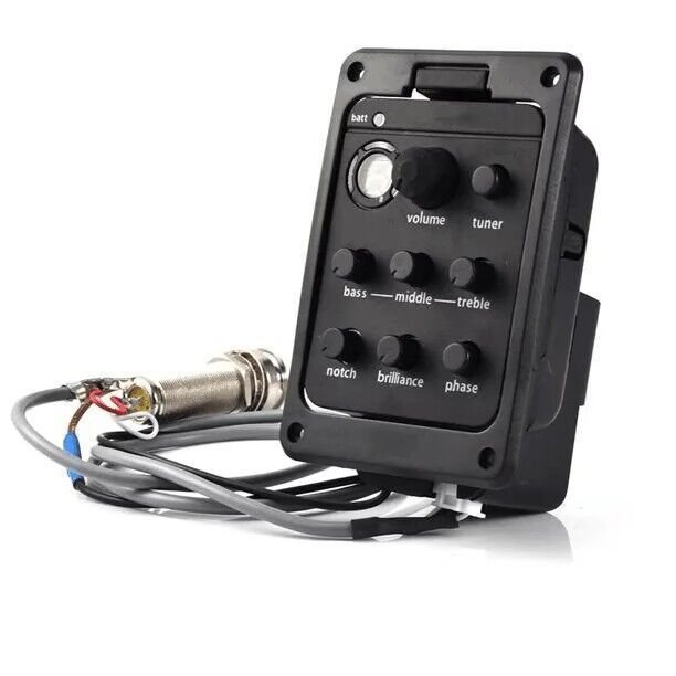 รถกระบะถังอะคูสติก LCD 201 ไฟฟ้ากรณีกีตาร์ Fishman EQ Pickup Balancer Tuning 301 EIZX