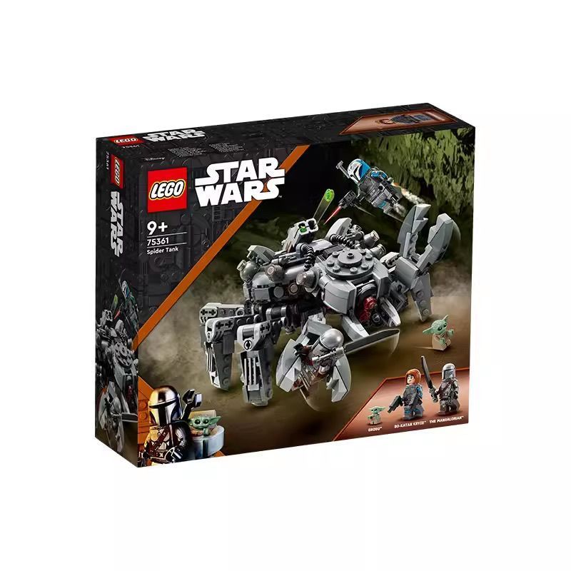 เลโก้บล็อกตัวต่อ Star Wars Series 75361 Spider Tank การศึกษาประกอบของเล่นของขวัญ