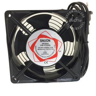 พัดลม220V ระบายความร้อน พัดลมตู้ RACK AC220V-240V 12Cm SNUON