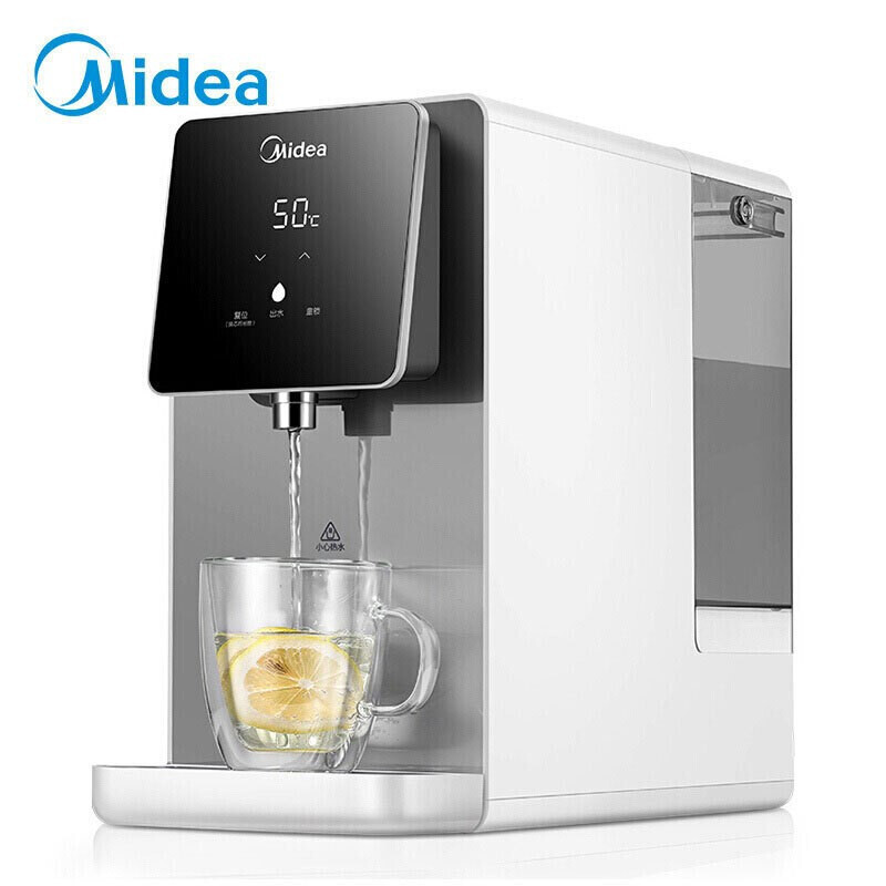ตัวกรองน้ำ Midea สำหรับใช้ในบ้าน เครื่องกรองน้ำแบบตั้งโต๊ะ เครื่องกรองน้ำดื่มโดยตรง ไม่ต้องใช้ตัวกรอ