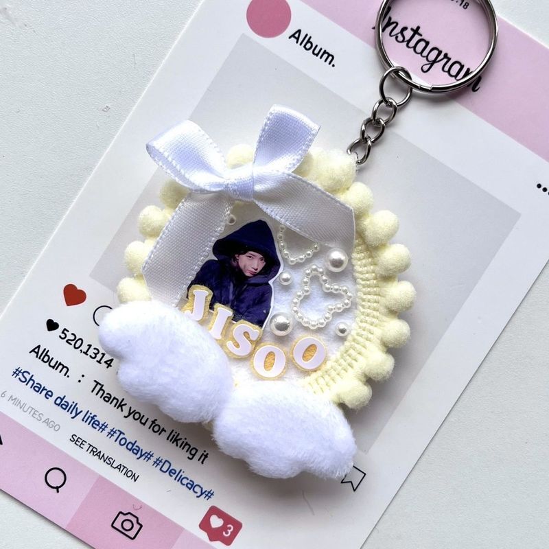 [มินิพัดลมสนับสนุนผลิตภัณฑ์สําเร็จรูป] ต้นฉบับ blackpink Kim jisoo jisoo จี้พวงกุญแจเกาหลีน่ารัก 12.