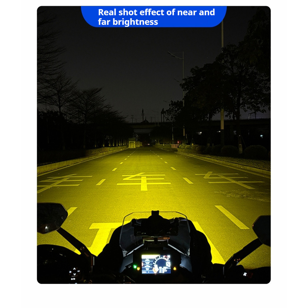 อนาคตตา x80รถจักรยานยนต์นําสปอตไลท์ปูรถยนต์ไฟฟ้าสัมผัสสูงและต่ําแบบบูรณาการระเบิดแฟลชแสงที่แข็งแกร่ง - รูปที่ 7