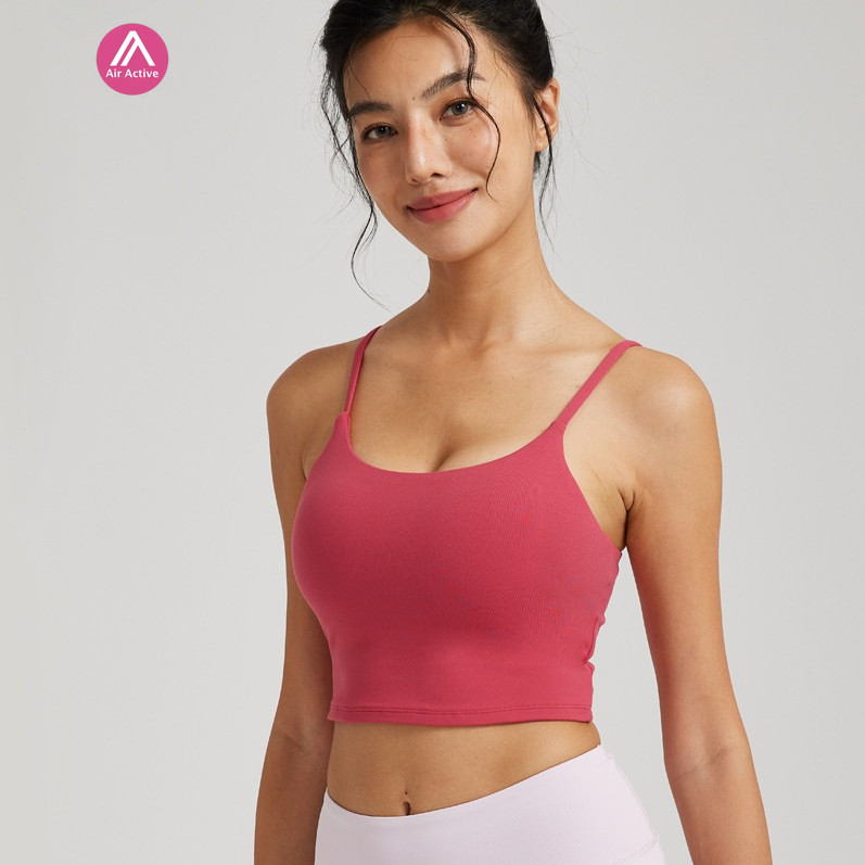 AirActive สปอร์ตบรา MotionFlow Bra มีฟองน้ำ น้ำหนักเบา ระบายอากาศ ดีไซน์เข้ารูป เหมาะสำหรับฟิตเนส วิ่ง โยคะ