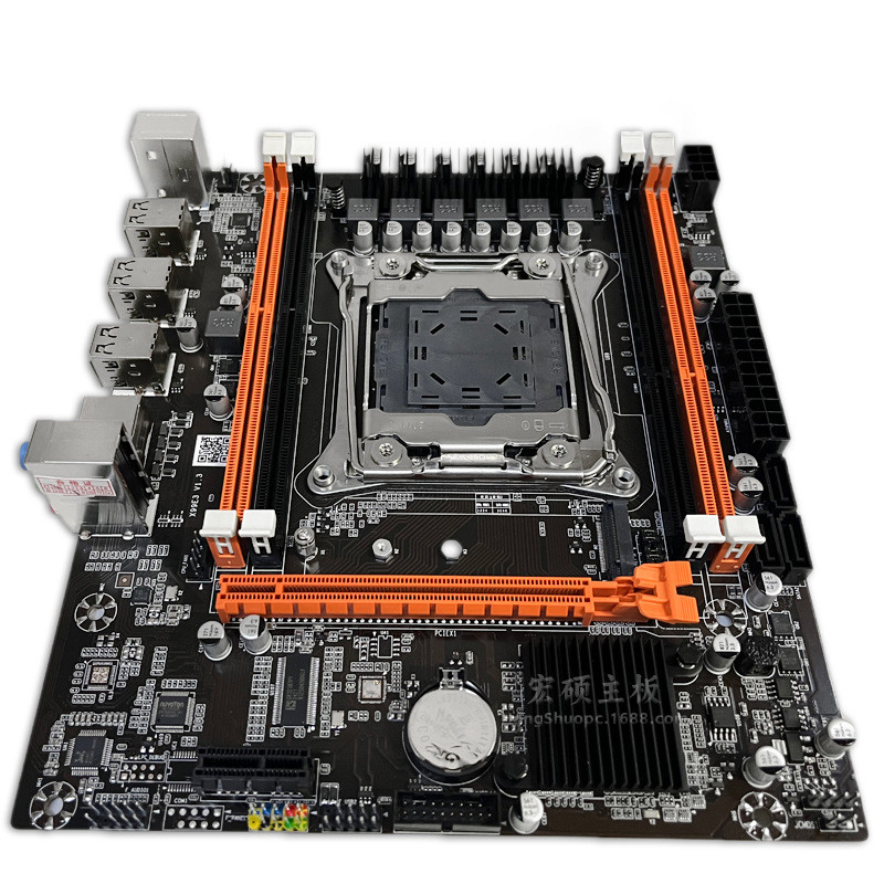 X99 เมนบอร์ด DDR3 หน่วยความจําคอมพิวเตอร์เดสก์ท็อปเกมเมนบอร์ด ECC รองรับ E5 2686V4 2673v3 CPU2025.12