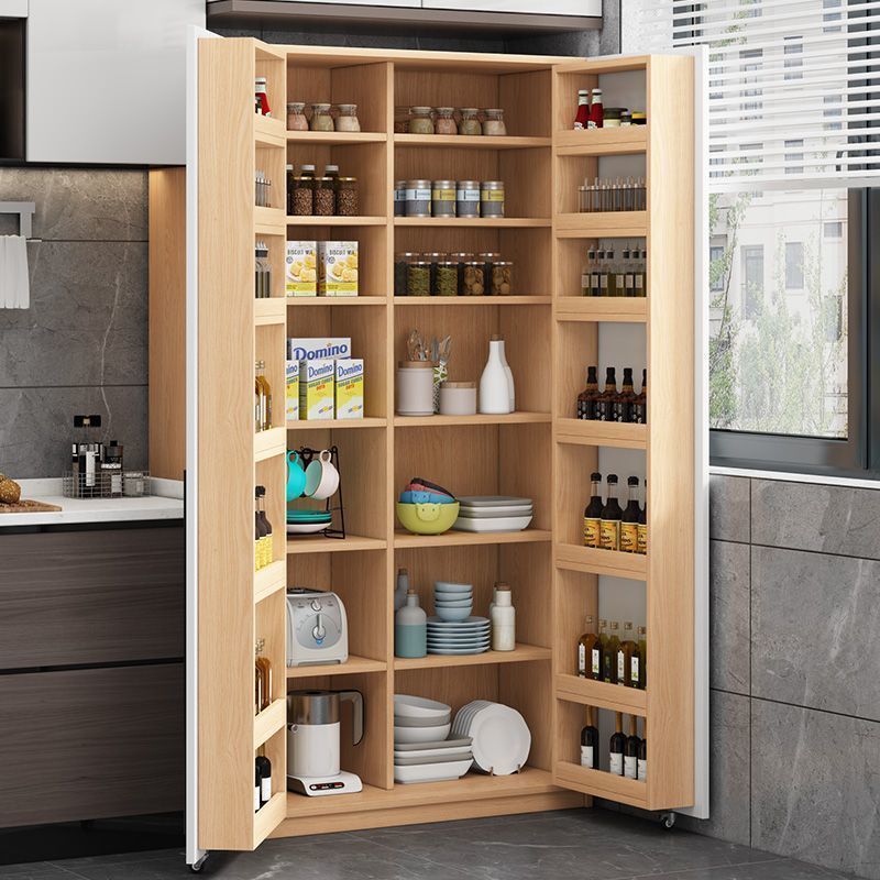 Simple multi-layer large-capacity kitchen storage cabinet kitchen cabinet pantry cabinet virus