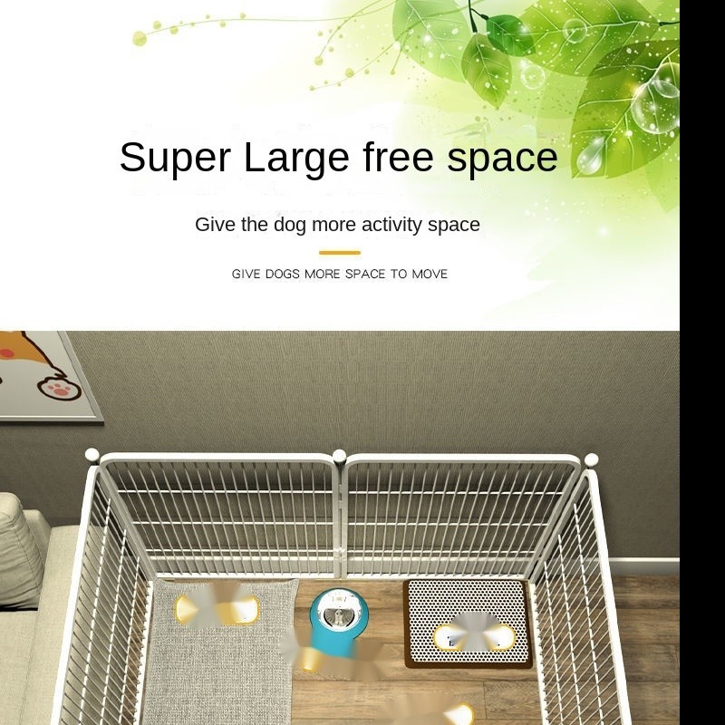 Pet fence dog fence home indoor and outdoor free combination dog cage dog fence fence anti-collision