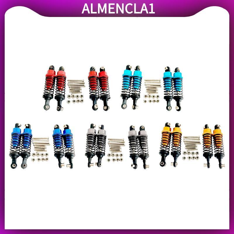 [Almencla1] โช้คอัพน้ํามัน 4 ชิ้นสําหรับ RC รถโลหะเปลี่ยนชิ้นส่วนทนทาน 1/12 1/16 Scale RC Shocks Dam