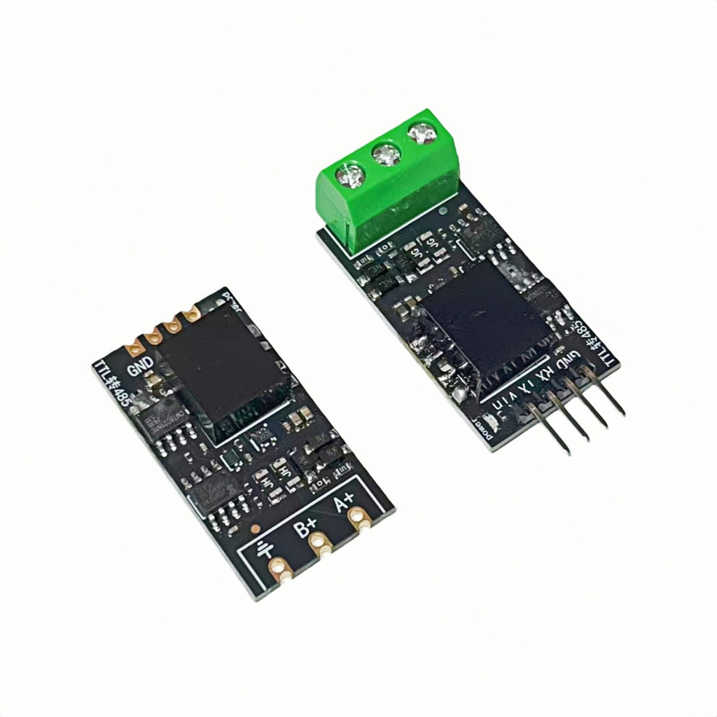 DC 3.3V/5V ประเภทแยก TTL ถึง RS485 โมดูลระดับพอร์ตอนุกรมอัตโนมัติย้อนกลับความเร็วสูง 2Mbps