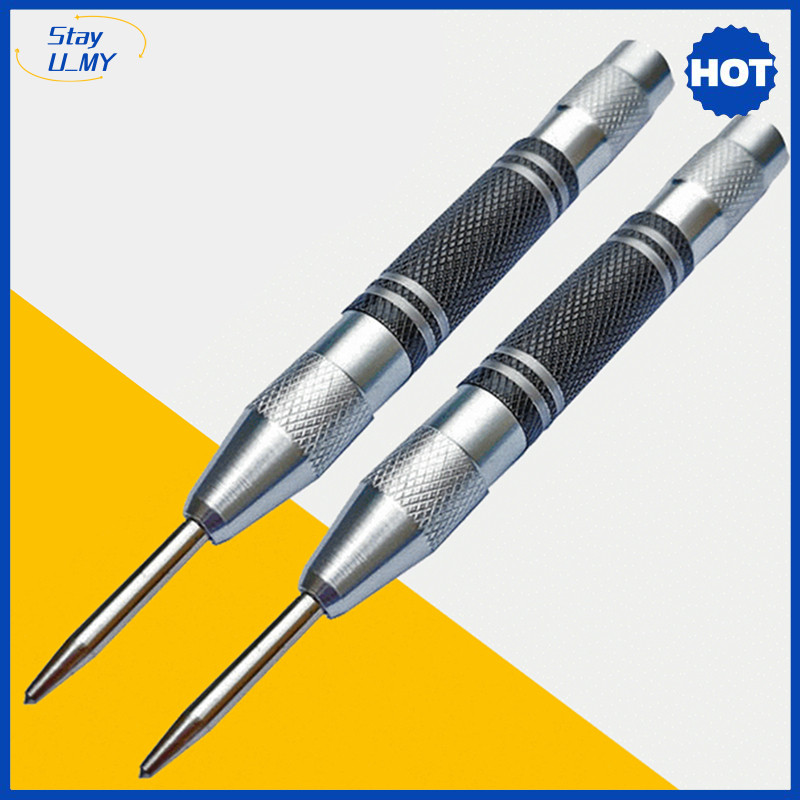 Super Strong Automatic Punch Center และ Automatic Punch Center ปรับสปริงโหลดเครื่องมือเจาะโลหะ<Stay 