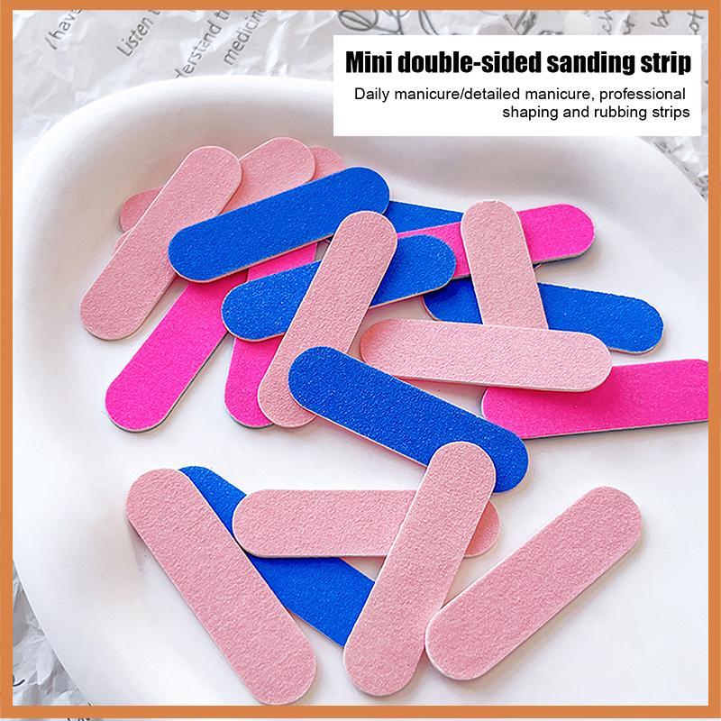 [Further] 10 ชิ้นยาทาเล็บสองด้านขัดตะไบเล็บแบบใช้แล้วทิ้งแถบบัฟเฟอร์บดขัดเครื่องมือดูแลเล็บ [TH]