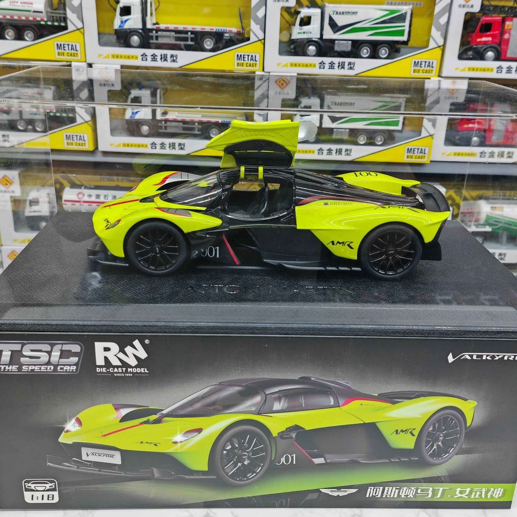 Valkyrie ของแท้ที่ได้รับอนุญาต 1: 18 Aston Martin Valkyrie Valkyrie Limited Alloy Car Model