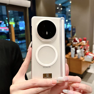 สําหรับ Honor Magic V5, เคสโทรศัพท์หมอกน้ําแข็งพีซีฝ้าบางพิเศษ, ฝาครอบป้องกันการชาร์จไร้สายป้องกันการตกใหม่