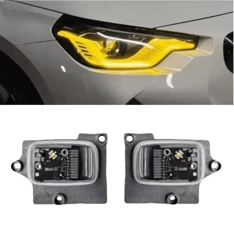 สีเหลือง Angel Eye สําหรับ BMW 2 series G42 G87 M240i 230i 220i M2 LCI 2022 2023 2024 LED ไฟหน้า DRL
