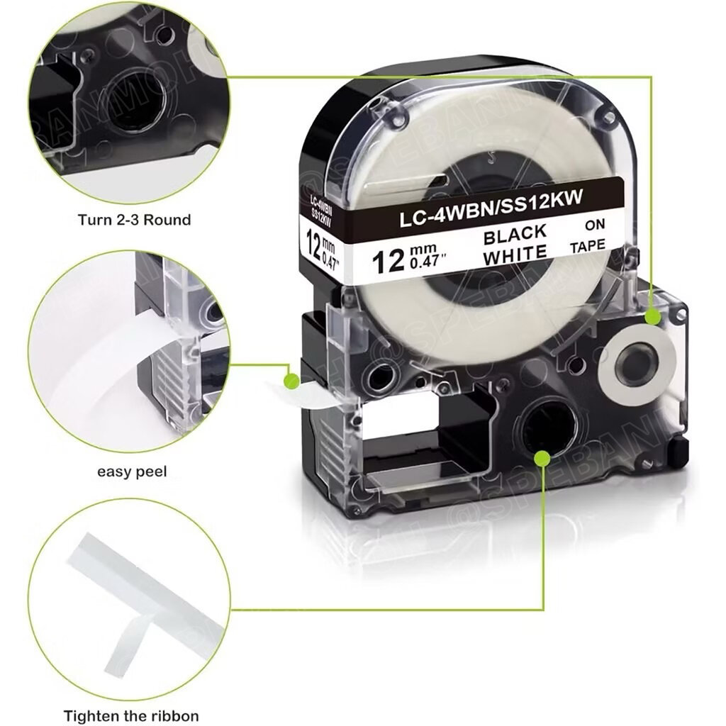 [ 1 ชิ้น ] Label Tape For Puty TC-860K ตลับสติ้กเกอร์ สำหรับเครื่องพิมพ์สติ้กเกอร์ TC860K Label Tape สติ้กเกอร์พื้นสี… ราคา ถูกที่สุด ดีลบีเคเค แกลเลอรีภาพที่ 3