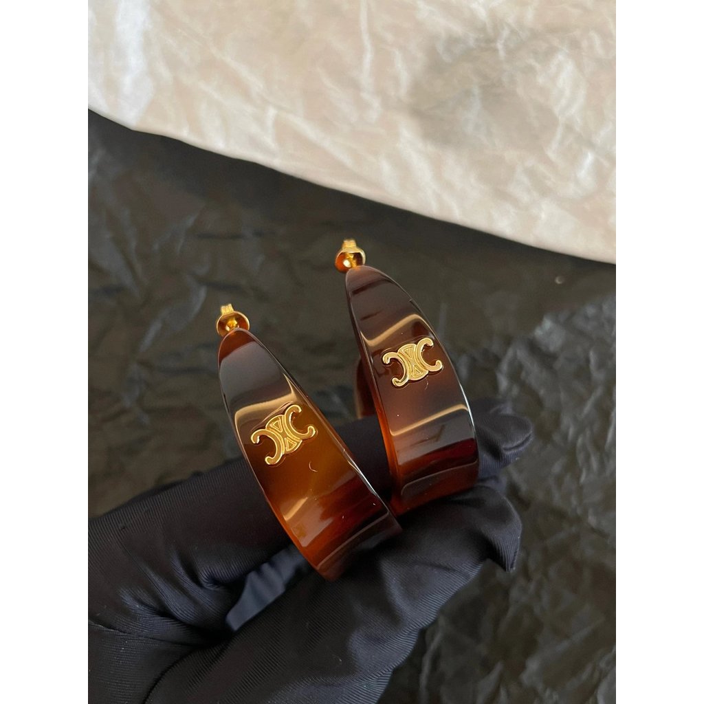 ต่างหูเต่าอะคริลิก Celine รุ่นใหม่