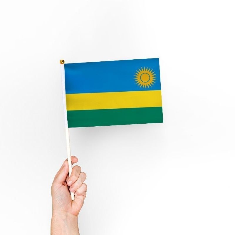 3 ชิ้น Rwanda Flag National Flag