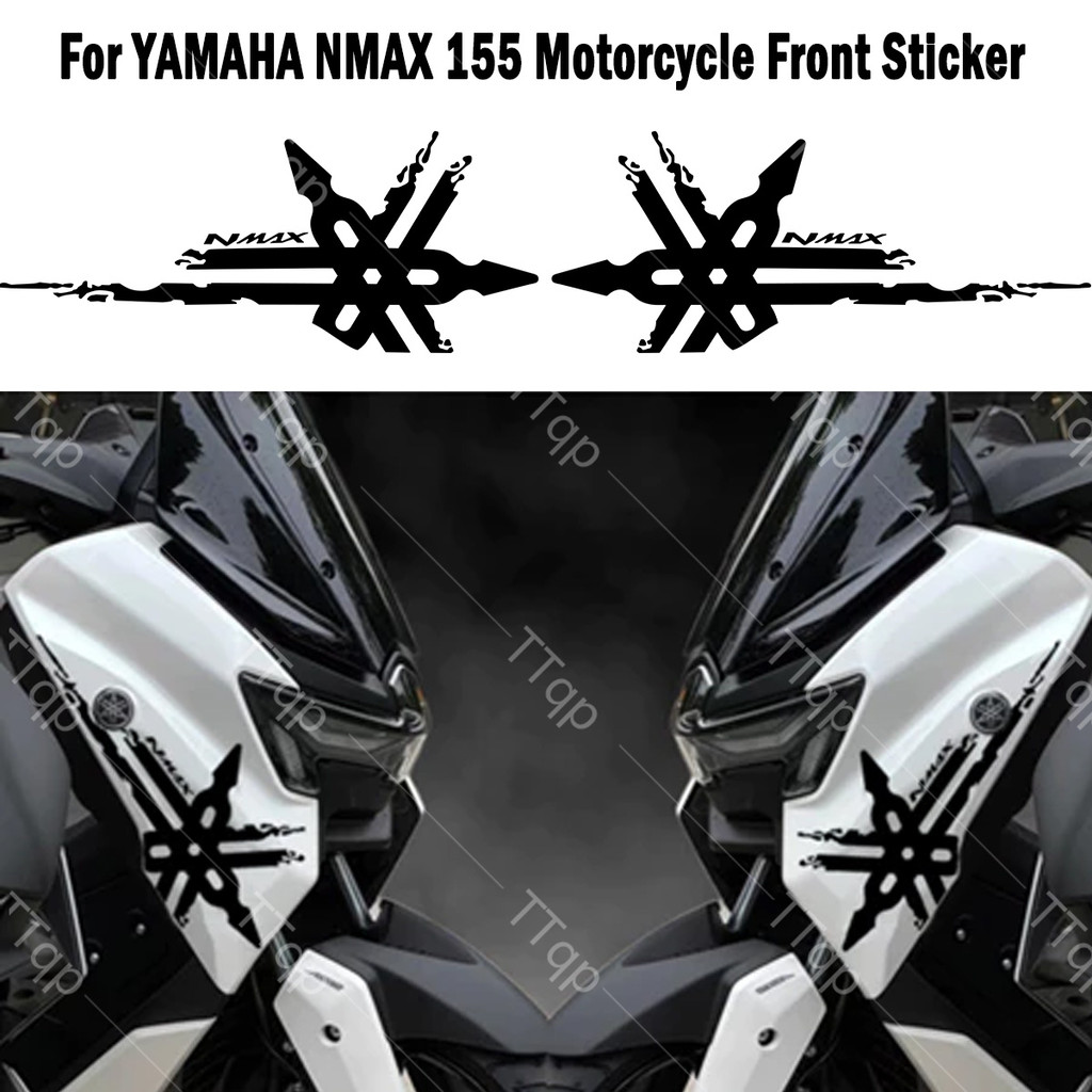 สติ๊กเกอร์หน้ารถมอเตอร์ไซค์ Yamaha NMAX155 nmax 155 ปี 2025 วัสดุวินิลกันน้ำสะท้อนแสง