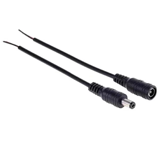 Lawan สายไฟ หัวตัวผู้/หัวฟีเมล DC5521 ขั้วสายไฟ สายไฟมาตรฐาน แข็งแรง ทนทา Power Cable