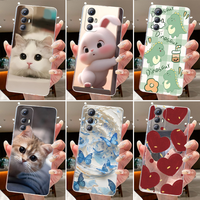 Jelly Casing สําหรับ Cubot Max 5 ซิลิโคนใส Soft TPU ฝาหลังแมวน่ารักกระต่ายหัวใจเคสโทรศัพท์