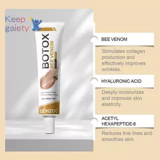 [Keepgaiety-t] Bee Venoms Cream Moisturizing Skin เพิ่มลดเลือนริ้วรอย Deep Hydration Face Care Anti Aging Cream สําหรับผู้หญิง [ใหม่]
