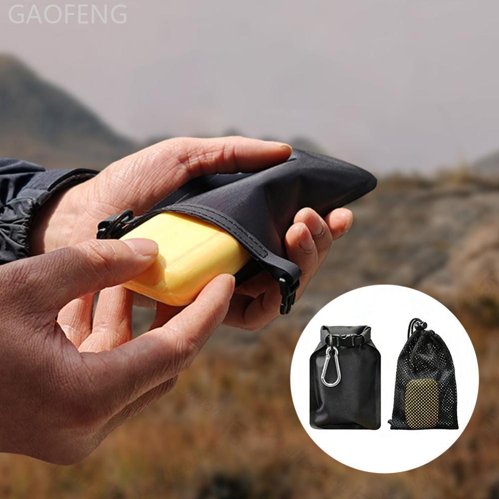 GAOFENG แบบพกพากันน้ําฝุ่นสบู่กรณีแห้งเปียกแยกที่วางสบู่กลางแจ้ง Camping Gym อุปกรณ์อาบน้ําอุปกรณ์ B