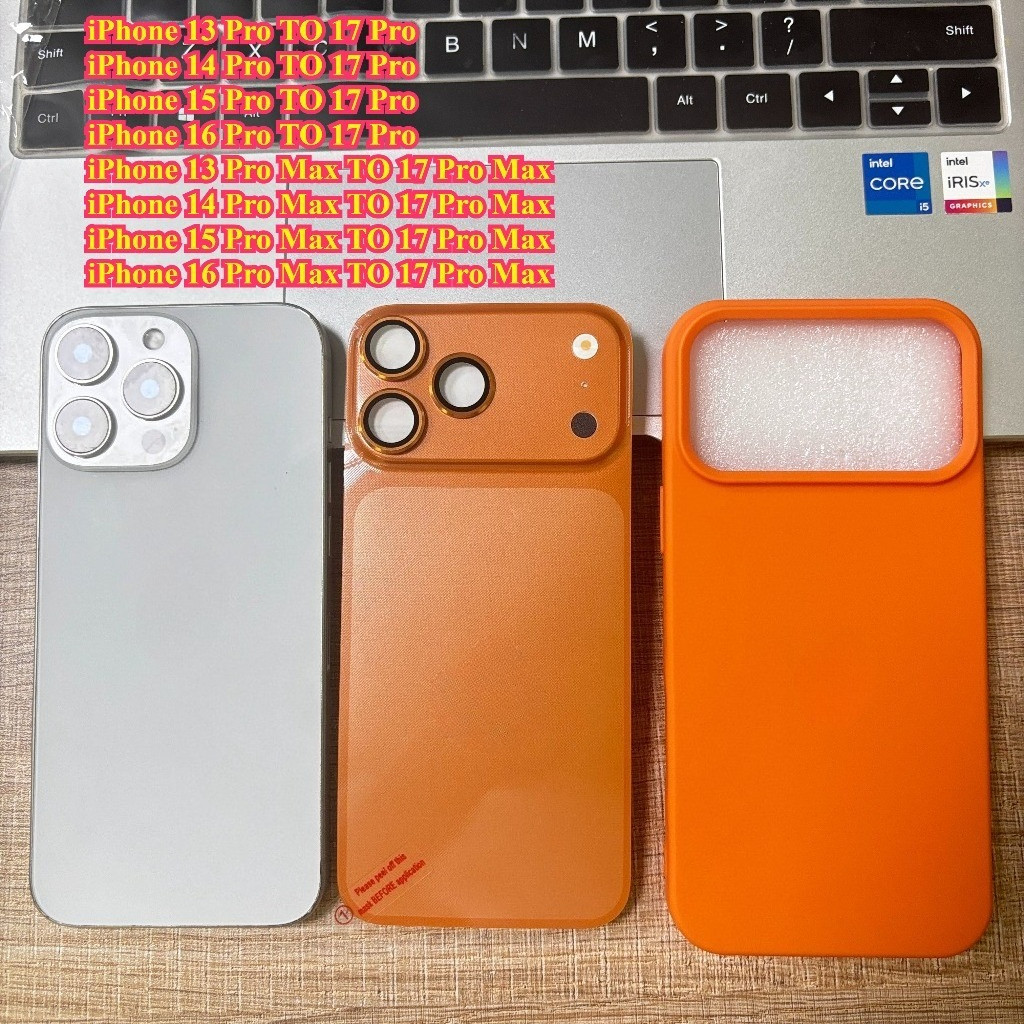 Instant 17 Pro Max Series ชุดเคสโทรศัพท์สําหรับ IPhone 16 15 14 13 Pro Max Case Cover Quick Change Set เคสโทรศัพท์ + ฝาหลัง