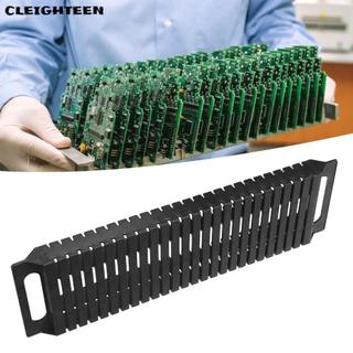 CLEIGHTEEN พิมพ์ Circuit Board Drying Rack, Shelving Boards Anti Static Circuit Board Storage Stand, 25-Slot Storage Rack เครื่องมือบัดกรีแผงวงจร Workshop