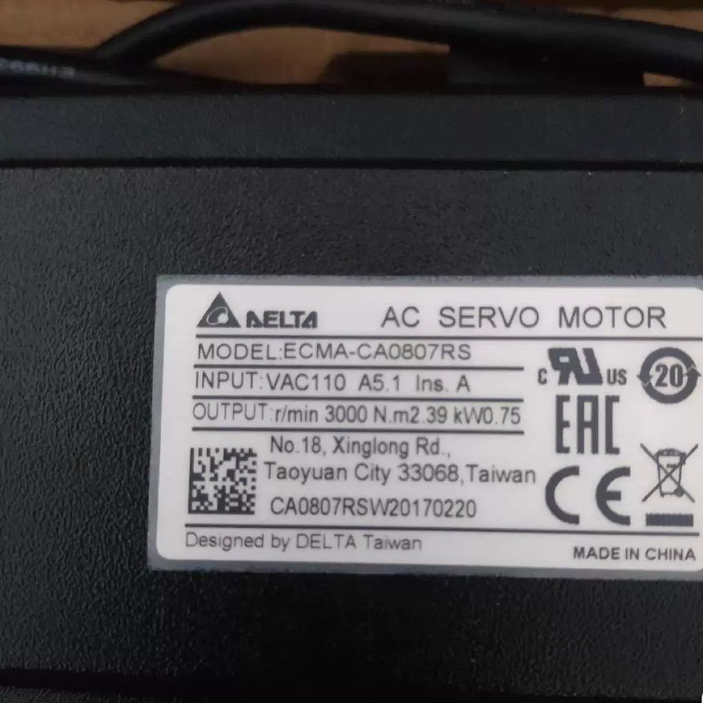 Delta B2 series servo motor ECMA-C20807RS/C20807SS/C20604RS/C20604SS