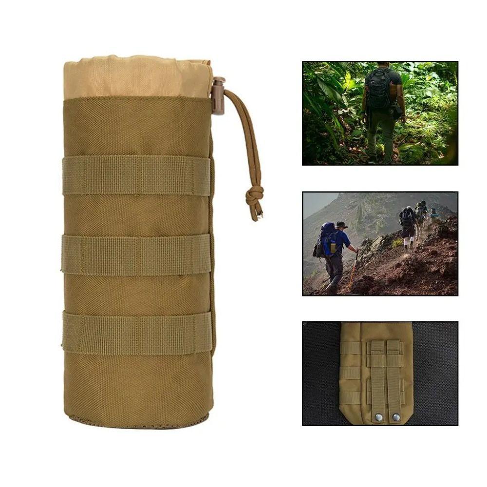 Crosstrade Molle ขวดน้ํา, 1000D Oxford ผ้า Molle ระบบกาต้มน้ํากลางแจ้ง Carrier กระเป๋า, ขวดน้ํากระเป๋าเดินทางมัลติฟังก์ชั่เดินป่าขวดกระเป๋าเดินทาง ราคา ถูกที่สุด ดีลบีเคเค แกลเลอรีภาพที่ 7