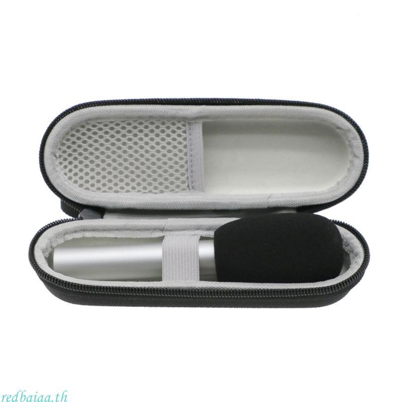 Redbaiaa ป้องกัน EVA Hard Storage Case กระเป๋า EVA สําหรับไมโครโฟนคอนเดนเซอร์