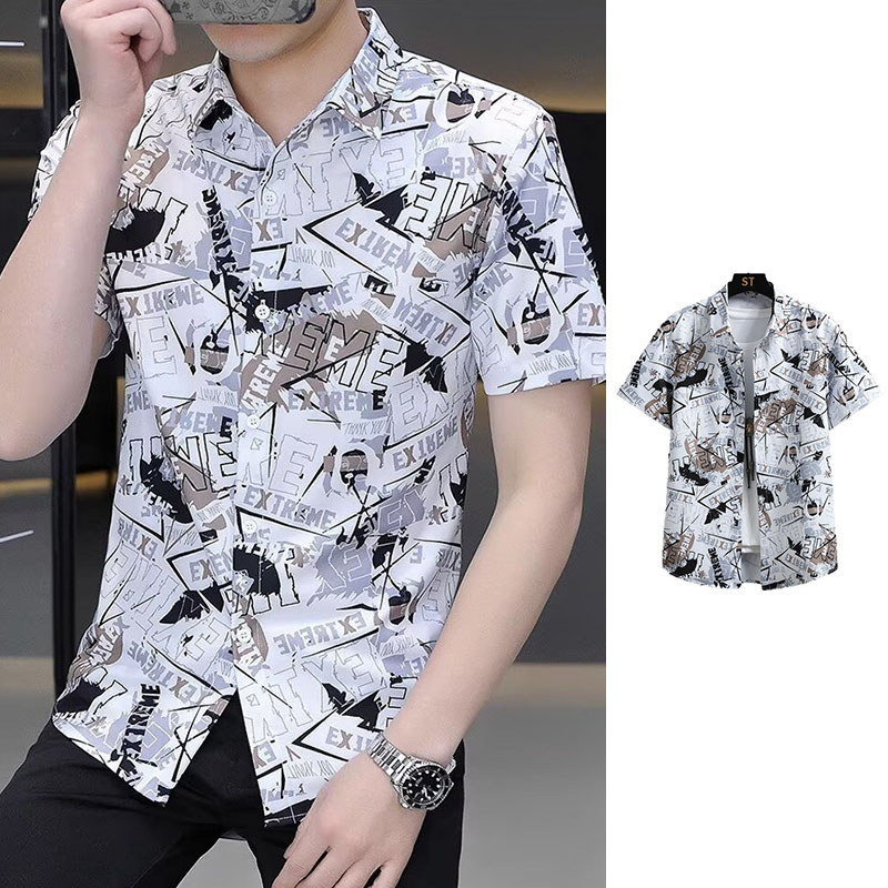 เสื้อยืดแขนสั้นผู้ชายรุ่นใหม่ ใส่สบาย ทรงหลวมโปร่ง ใส่เที่ยวหรือทำงานก็พร้อม ดีที่สุดสำหรับหน้าร้อนนี้
