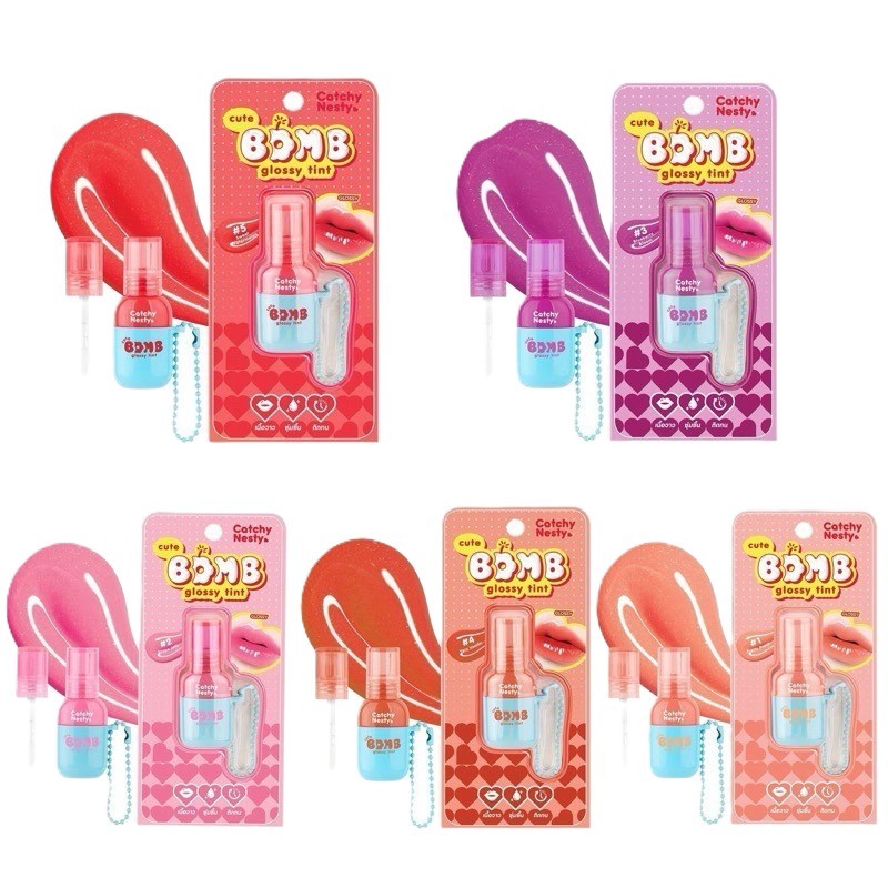 Catchy Nesty Cute Bomb Glossy Tint ลิปทินท์กลอส 3.5g