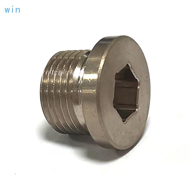 Win O2 Sensor Bung End Cap Plug M18x1 5 Hex สแตนเลสสําหรับหัว Fit