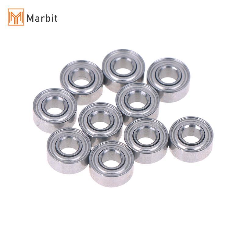 Marbit 10pcs 683ZZ 3*7*3 มม.แบริ่งขนาดเล็ก Chrome เหล็ก 683 ZZ 2Z 683Z ภายใน Bore 3 มม.ขนาดเล็ก Deep