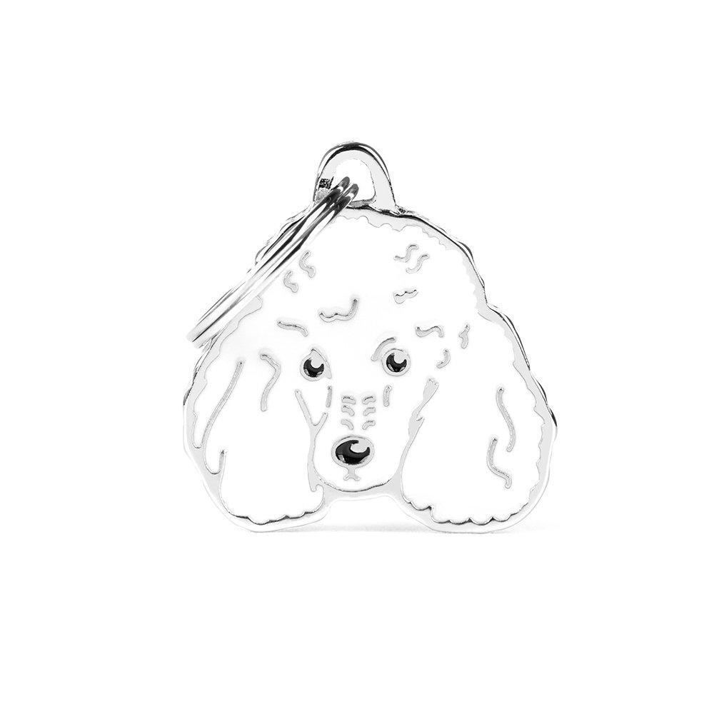 ID TAGS WHITE POODLE
