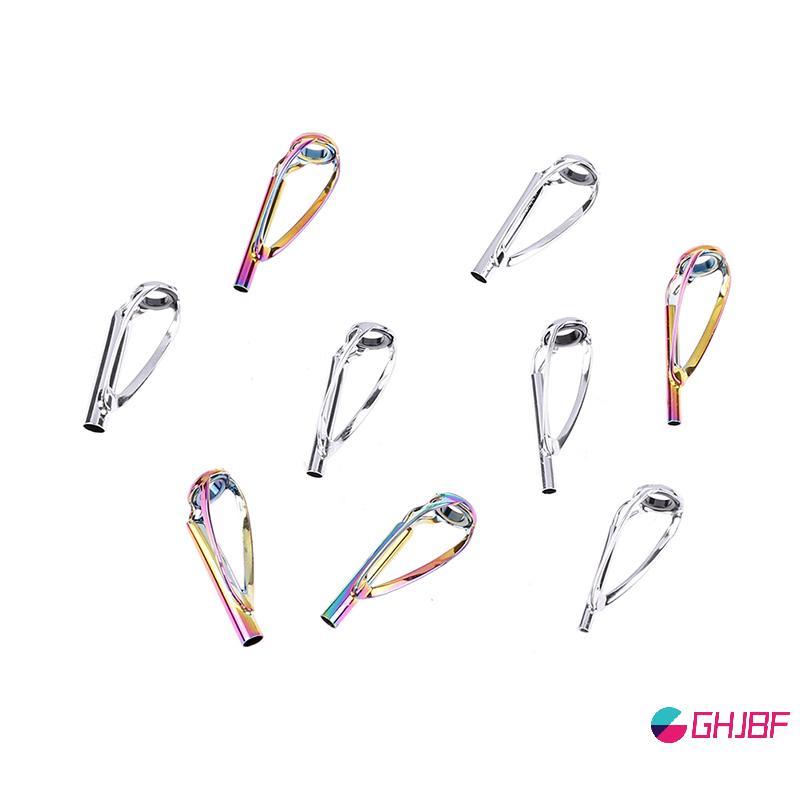 GHJBF] 1 PC Sliver/Rainbow Top Tip Guide Ring ปราศจาก Tangle สําหรับ Spinning Casting Fishing Rod is
