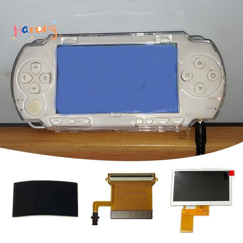 หน้าจอ HARONG IPS, จอแสดงผล LCD ซ่อมระดับมืออาชีพ, อะไหล่หน้าจอคอนโซลไฮไลท์ของแท้สําหรับ PSP1000
