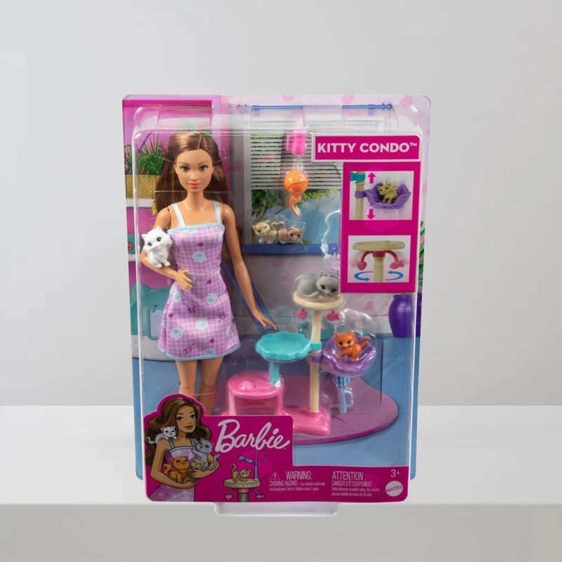 【พร้อมส่ง】barbie doll ชุดนอน หมวก มือสอง princess and the pauper collector bibble[ตุ๊กตาบาร์บี้] ล้อ