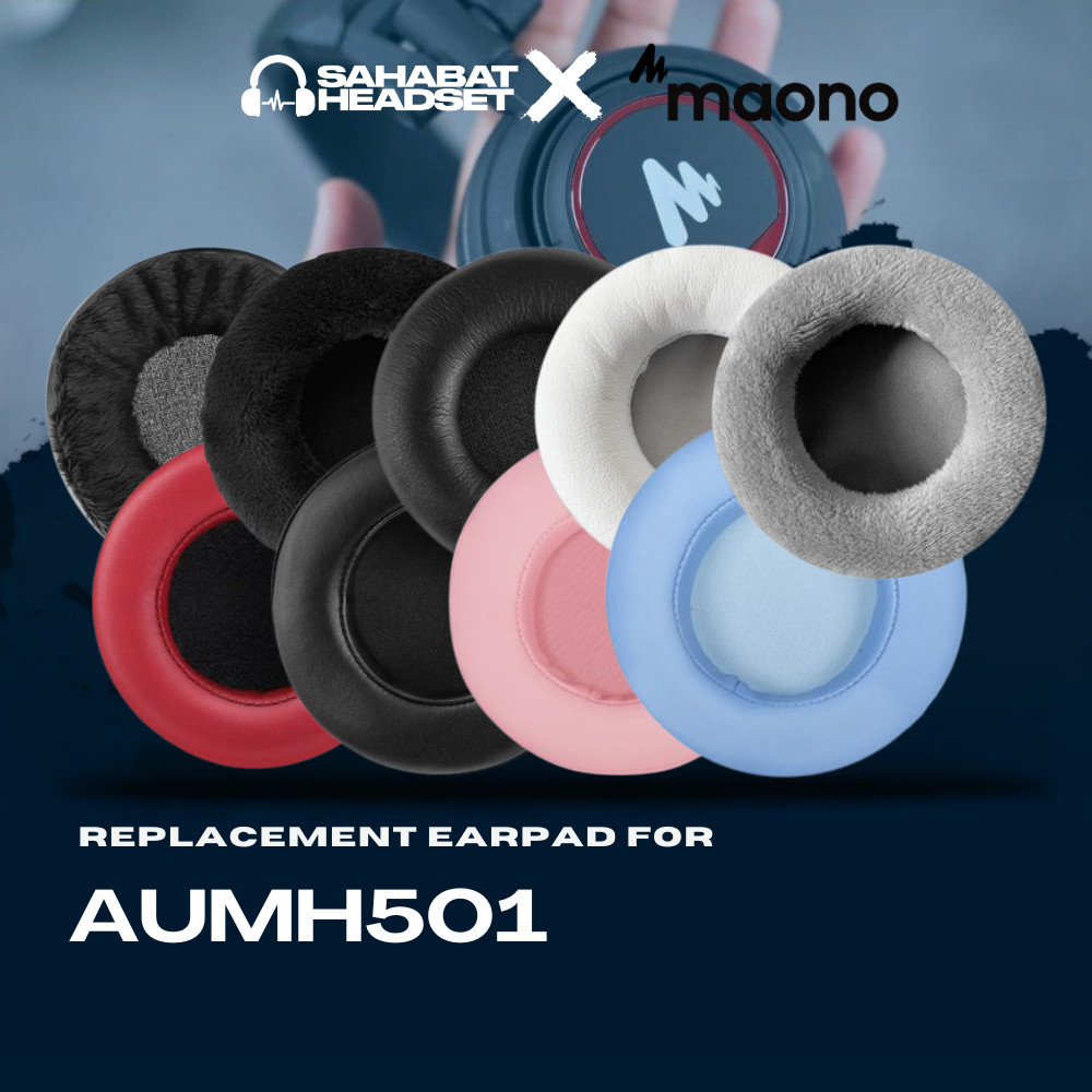 แผ่นรองหูฟัง Earcup Earcushion Maono AUMH501 AU MH501 501 แผ่นโฟม