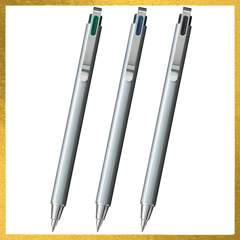 Sakura Crepas Gel Ink Ballpoint Pen Ball Sign iD Plus 3 Color Set 0.4mm GBR354-3Direct from Japan
