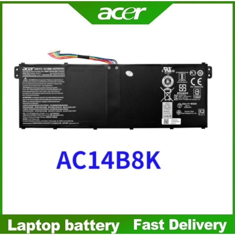 (ส่งฟรี ประกัน 1 ปี)แบตเตอรี่ Battery Notebook Acer AC14B8K Acer Swift 3 Nitro 5 AN515-42 AN515-51 AN515-52 ของแท้