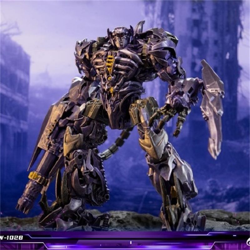 ของเล่นเปลี่ยนรูป 100 Micro TW-1028 Shockwave ภาพยนตร์รุ่น SS Series โลหะผสมผลิตภัณฑ์สําเร็จรูปหุ่นย