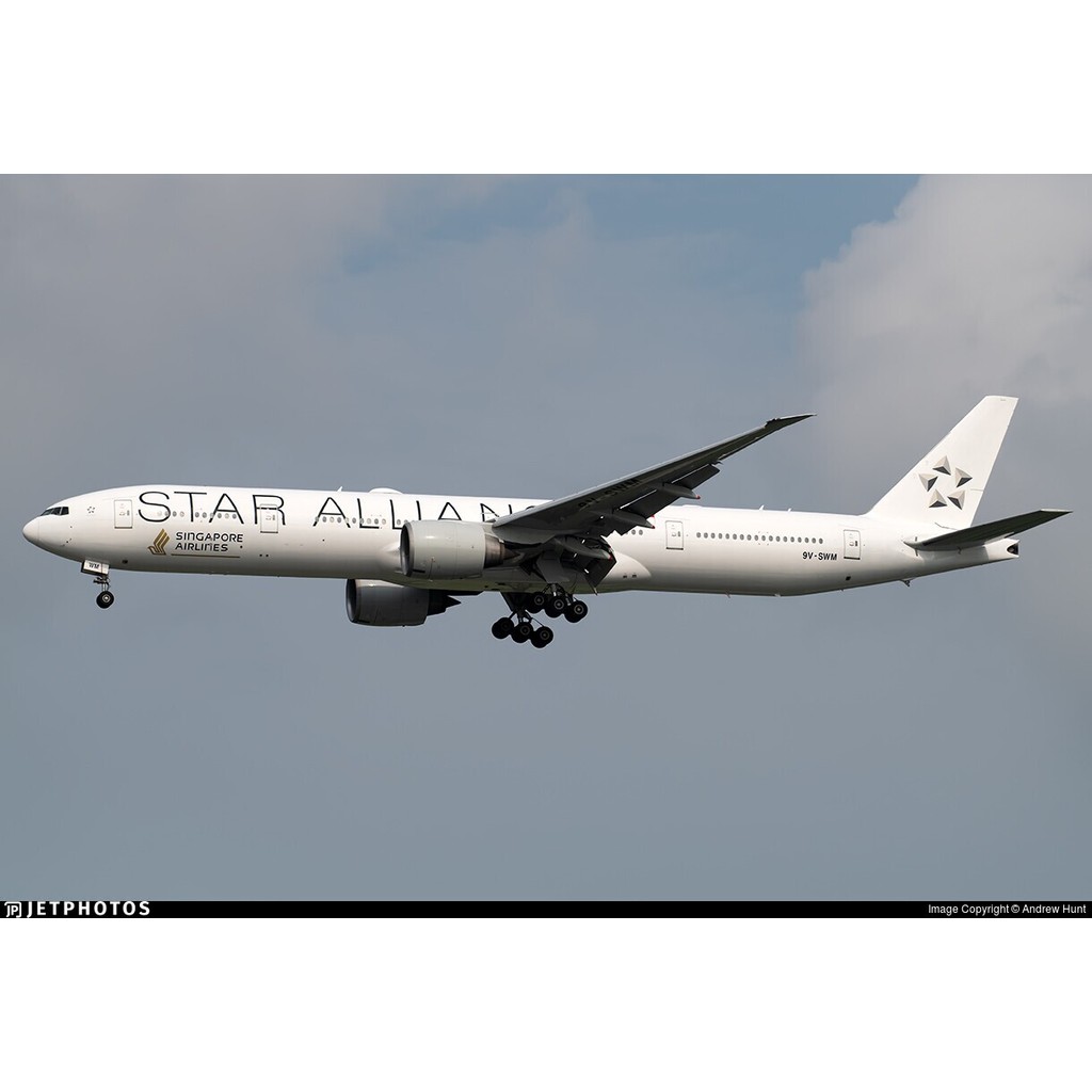 #1:: : รุ่น 400#PH新加坡航空B777- เลขลงทะเบียน 300เป็น