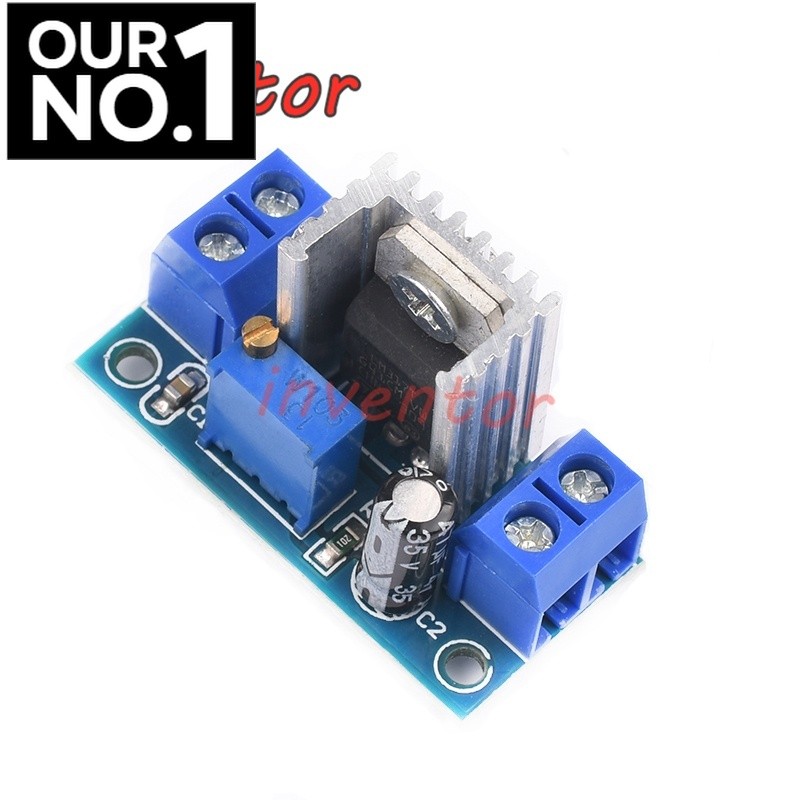 LM317 โมดูลไฟฟ้าควบคุมแรงดันไฟฟ้าแบบปรับได้ DC-DC DC Converter Step-Down Board Linear Regulator